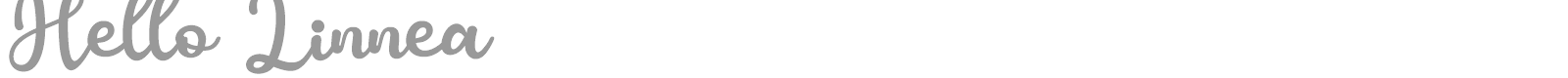 Hello Linnea font preview